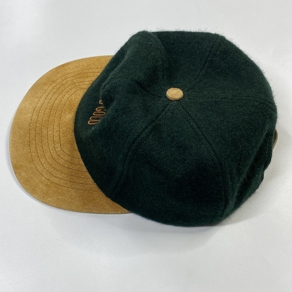 Vintage Designer Award "Old Gold" Green Wool Hat - Picture 3 of 8